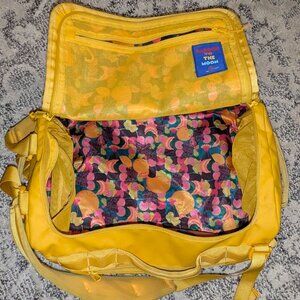Babboon to the moon limited edition yellow 32L carry on bag with fruit print